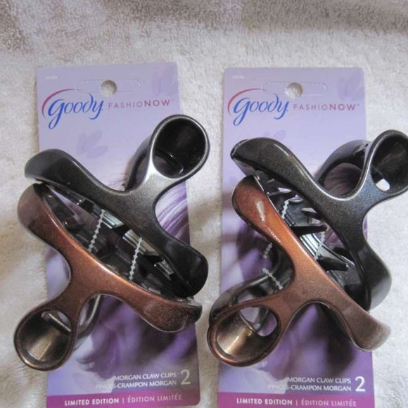 2 Goody Morgan Claw Clips Large Thick Hair Deep Teeth Fashionow Limited Edition - Picture 11 of 13